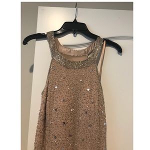 Size 8 Sparkling floor length dress. Worn once